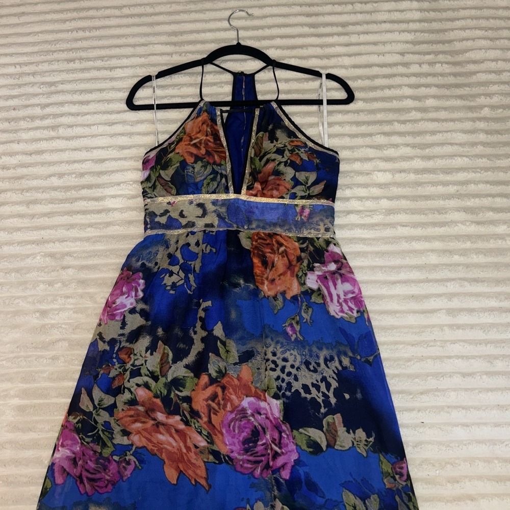 xoxo High Low Floral Maxi Dress M